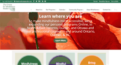 Desktop Screenshot of mindfulnessstudies.com
